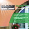 Solar Lights 118 LEDs Solar Wall Light Outdoor Motion Sensor Lamp IP65 Waterproof 120° Sensing 270°Wide Lighting Angle for Garage Garden Pathway