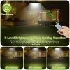 Solar Shed Lights Dual Lighting Heads Dimmable Timing Auto Sensor Turn Off Hanging Lamp IP65 Waterproof Remote Control Pendant Light For Garden Patio