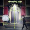 Solar Powered Wall Lights Outdoor 100LED Beads Motion Sensor Lamp IP65 Waterproof 3 Modes Sensor Light W/ Remote Control For Street Front Door Deck