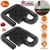 2Pcs Gutter Downspout Extension Low Profile No Deep Digging Catch Basin Downspout Extender with 4.9FT Flexible Extendable Hose For House Foundation Pr