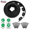 Non-Digging Plastic Garden Edging Kit 32.8FT Plastic Garden Border with 30 Stakes 2In Tall Border Edging for Garden Lawn Yard Flower Beds