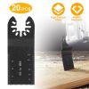 20 Saw Blade Metal Oscillating Multitool Cutter Fit for Fein Multimaster Multi-Max Dewalt Craftsman Ridgid Makita Milwaukee Rockwell